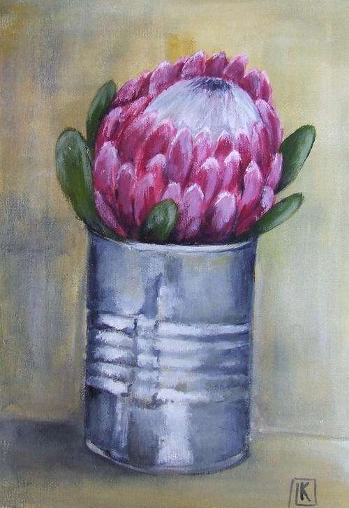 Original painting by K Bester - Acrylic on canvas - 210x290mm