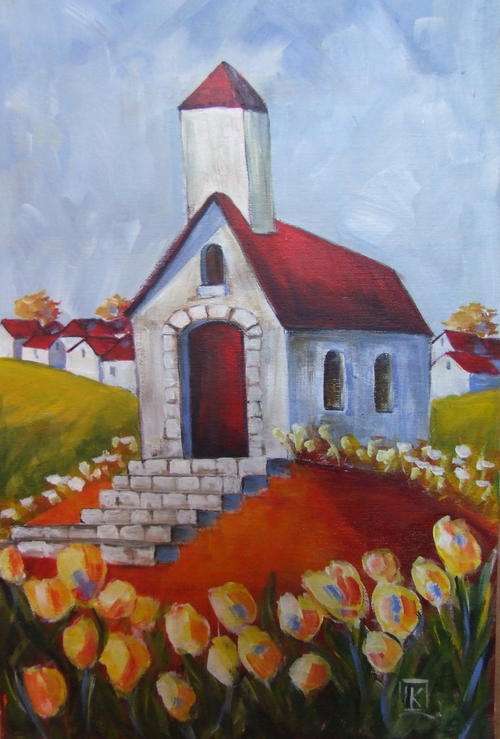 Chapel - 430x280mm by K Bester