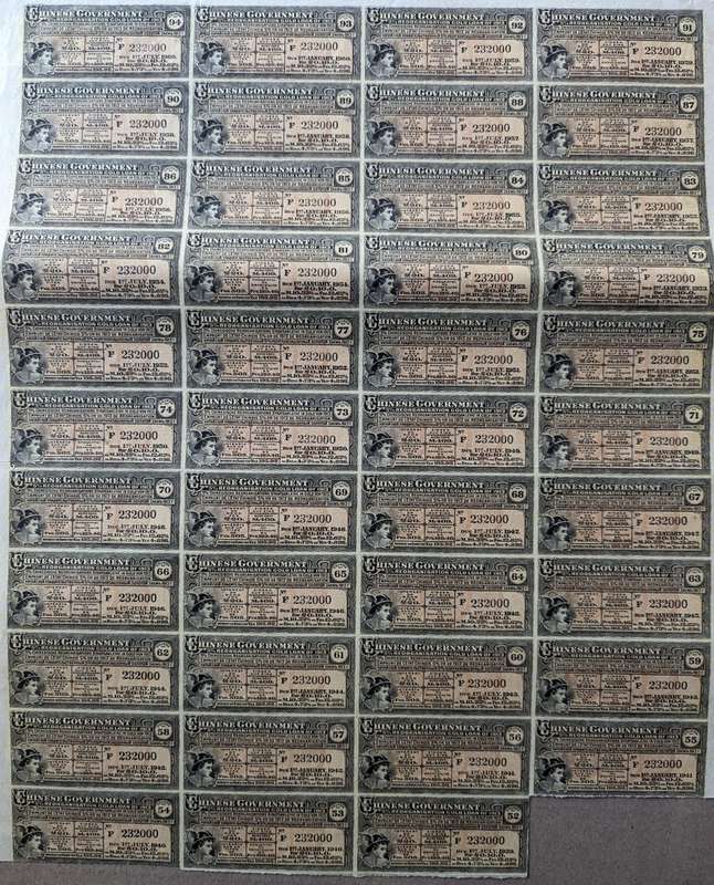 The Chinese Government 5% Reorganisation Gold Loan 1913 (Banque de l`Indochine). 20£