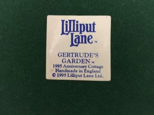 LILLIPUT LANE  "Getrude's Garden"