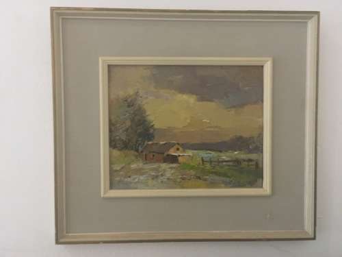 ERROL BOYLEY LANDSCAPES X 2 - OIL ON BOARD- GREAT INVESTMENT-PRICE PER PAINTING