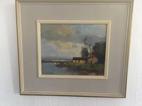 ERROL BOYLEY LANDSCAPES X 2 - OIL ON BOARD- GREAT INVESTMENT-PRICE PER PAINTING