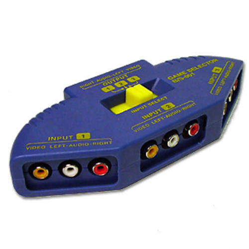 3 port AV Switcher Connect DVD Playstation Xbox VCR to TV