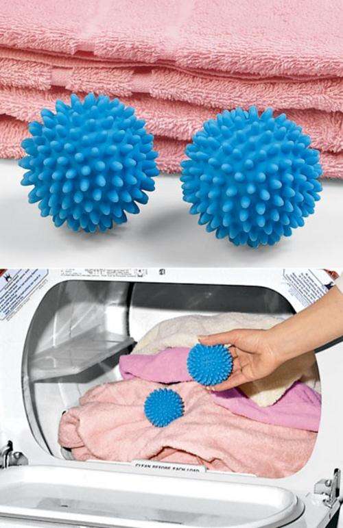 Dryer Balls soften your clothes naturally -without chemicals