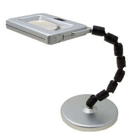 Desk Lamp Magnifier with three LED illuminating lamps