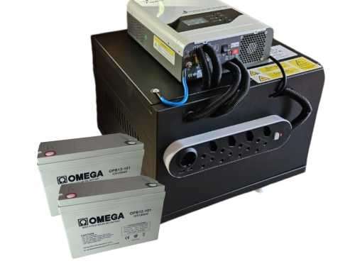 2Kva Hybrid Plug & Play Solar ready Inverter with 2x 100AH Gel Battieries