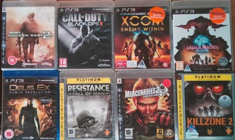 500GB PS3 console with lot of games