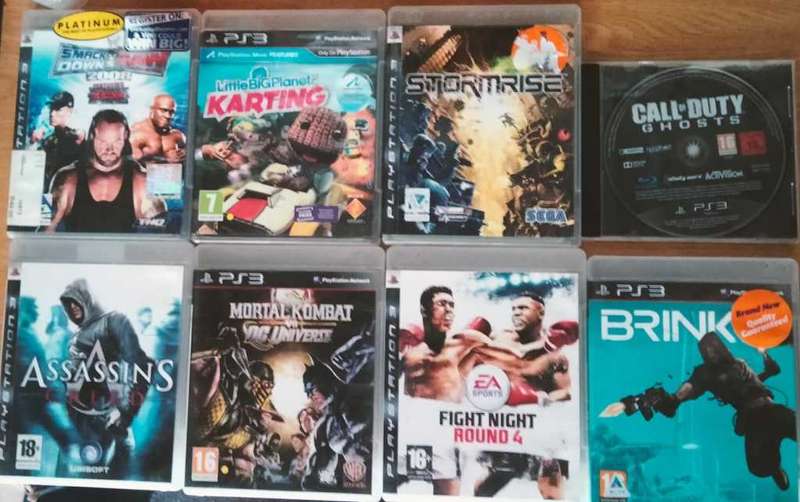 500GB PS3 console with lot of games