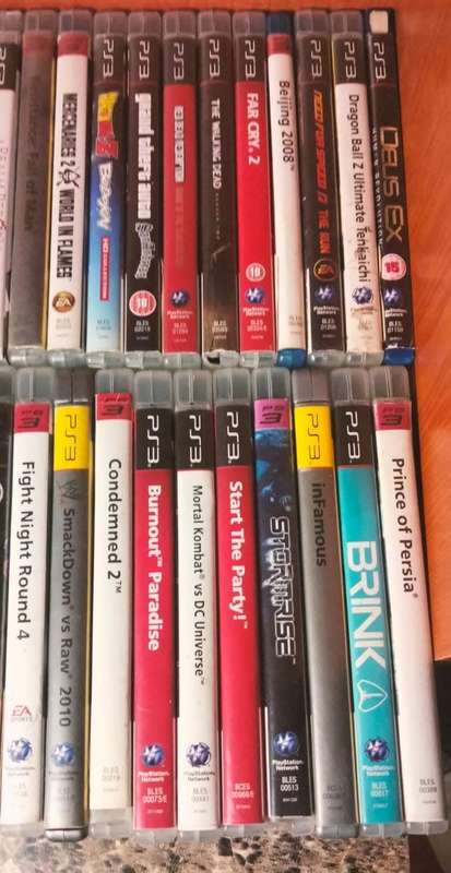 500GB PS3 console with lot of games