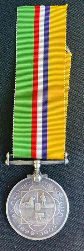 Anglo Boer War Medal (ABO) Burger CJ Bodestein