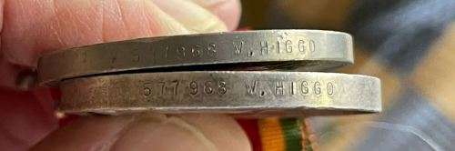Queen South Africa Medal (QSA) to 1188 Pvt WG Higgo D of E Own VR   Plus 2 WW2 Medals to W Higgo
