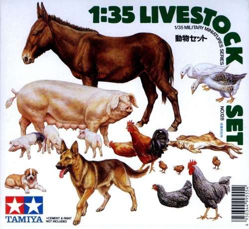 Tamiya 1/35 Livestock Set