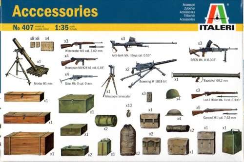 Italeri 1/35 WWII Allied Accessories