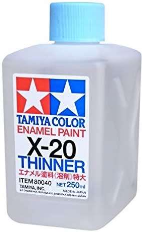 Tamiya X-20 Enamel Thinner - 250ml Bottle