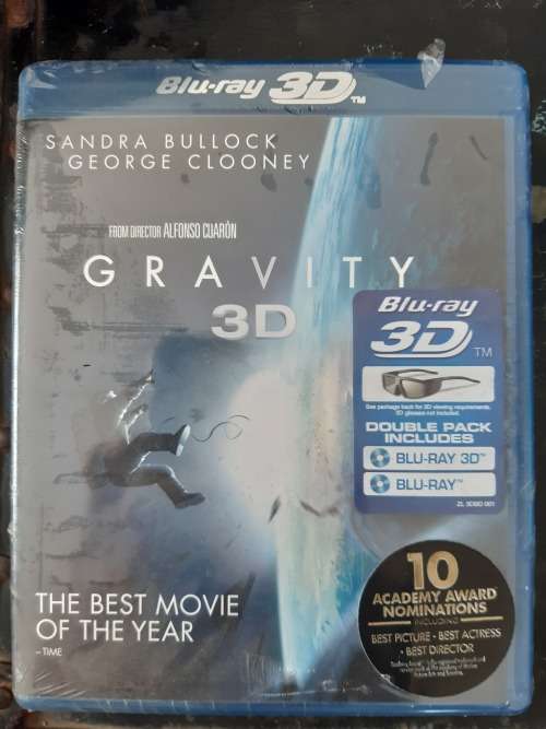 Gravity 3D Blu-ray / 2D Blu-ray - Sealed