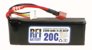 RFI 11.1v 2200Mah 20C Lipo Battery Pack