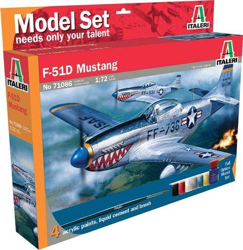 Italeri 1/72 P-51D Mustang - Gift Set