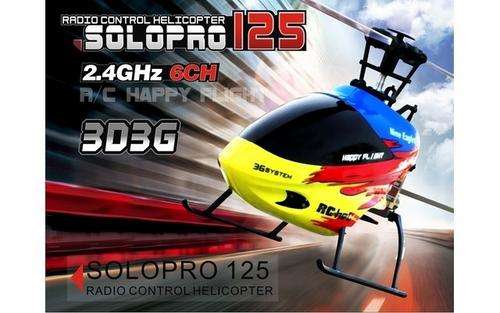 Nine Eagles Solo Pro 125 3D 2.4 Ghz 6-Channel Micro Helicopter