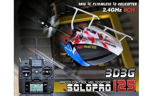 Reduced  - Nine Eagles Solo Pro 125 3D 2.4 Ghz 6-Channel Micro Helicopter