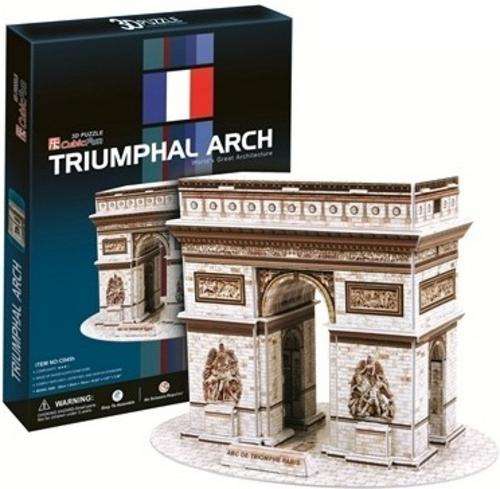 Cubic Fun - Triumphal Arch (France) 26pcs 3D Puzzle