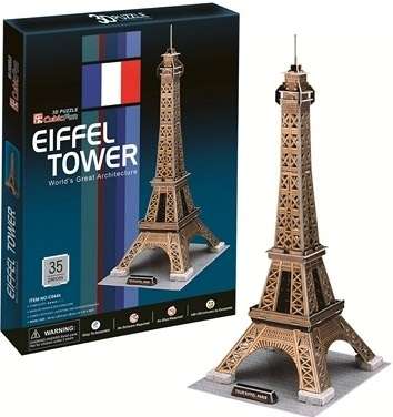 Cubic Fun - Eiffel Tower (France) 35pcs 3D Puzzle