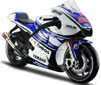 Maisto 1/10 2012 GP Racing Yamaha Factory Team - Jorge Lorenzo