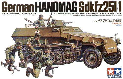 Tamiya 1/35 German Hanomag Sdkfz251/1