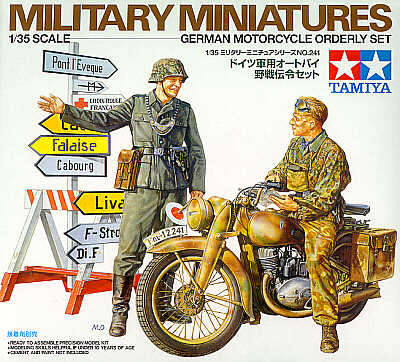 Tamiya 1/35 German Motorcycle Orderly Set