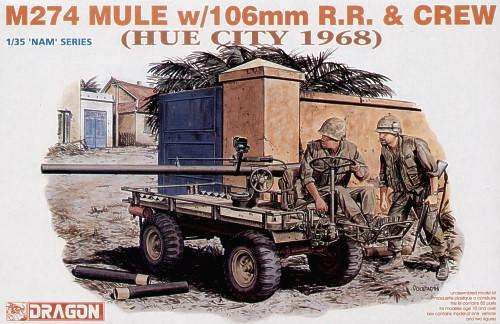 Clearance - Dragon 1/35 Mule w/106mm R.R. & Crew - Vietnam War Series