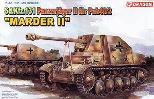 Clearance - Dragon 1/35 Sd.Kfz.131 Panzerjager II Pak40/2 "Marder II" - PE Parts & Metal Barrel