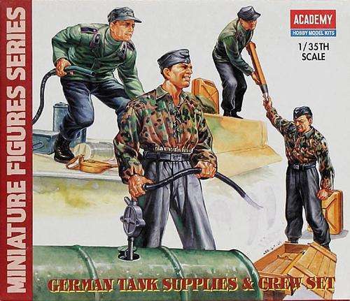 Academy 1/35 German Tank Supplies and Crew