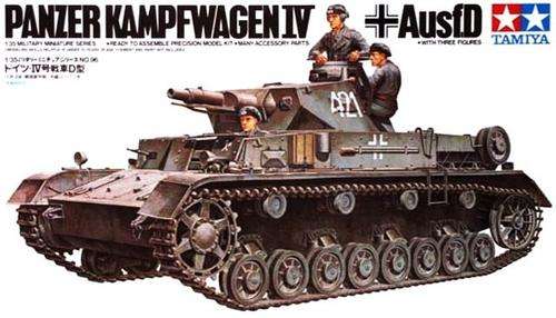 Tamiya 1/35 German Panzer Kampfwagen IV Ausf.D