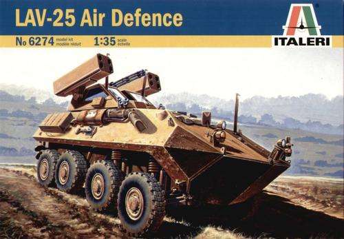 Reduced - Italeri 1/35 LAV-25 Air Defence