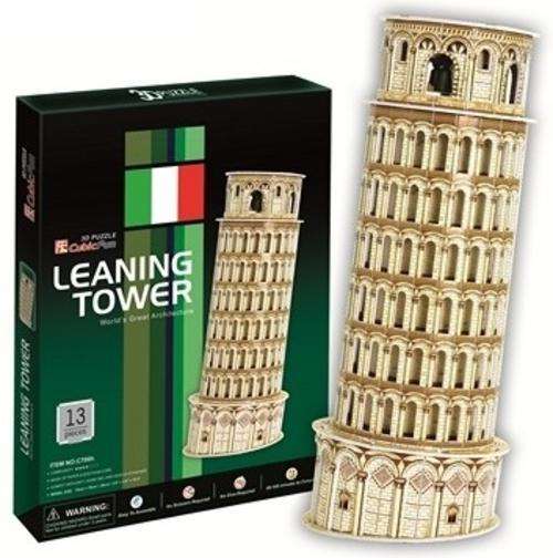 Clearance - Cubic Fun - Leaning Tower of Pisa (Italy) 13pcs 3D Puzzle