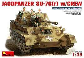 Reduced - Miniart 1/35 German Jagdpanzer SU-76(R) With Crew