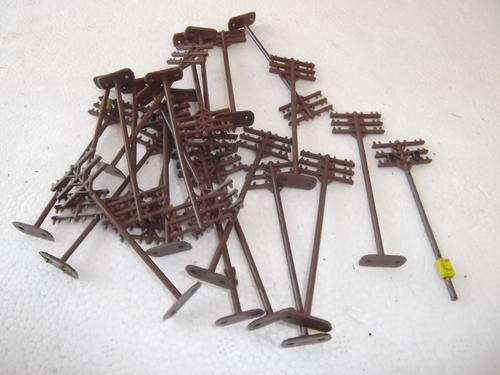 N Scale Telegraph Poles x 22