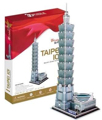 Clearance - Cubic Fun - Taipei 101 (China) 71pcs 3D Puzzle