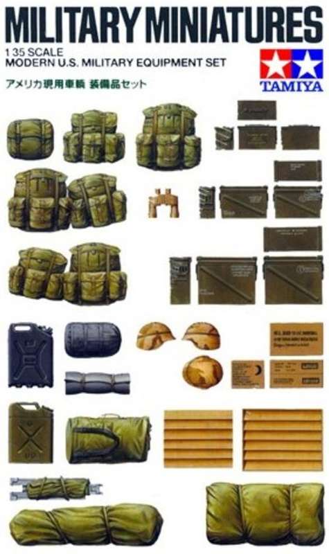 Tamiya 1/35 Modern US Military Equipment Set