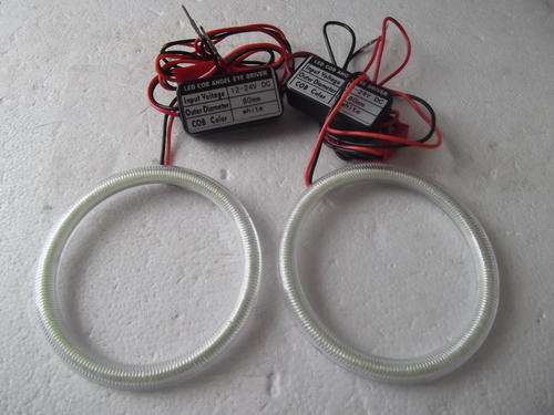Clearance - 80mm Angel Eyes - 1 Pair With LED Drivers