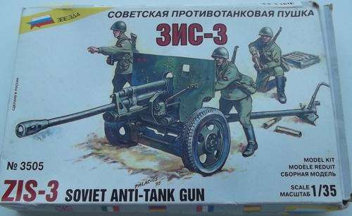 Zvezda 1/35 ZIS-3 Soviet Anti-Tank Gun