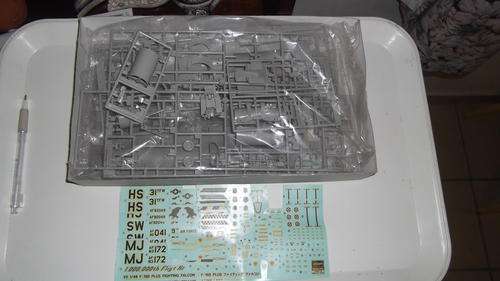Hasegawa 1/72  F16-B Plus Fighting Falcon - Started