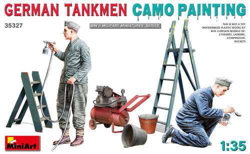MiniArt 1/35 German Tankmen Painting Camo