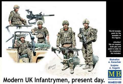 Master Box 1/35 Modern UK Infantrymen, Present Day