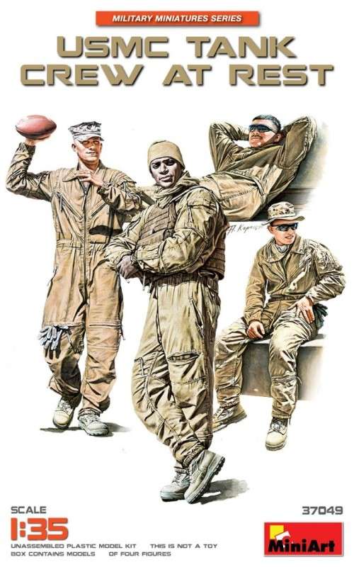 Clearance - MiniArt 1/35 USMC Tank Crew At Rest
