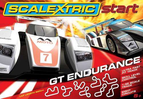 SCALEXTRIC - START GT ENDURANCE SET - Speed adjustable controllers