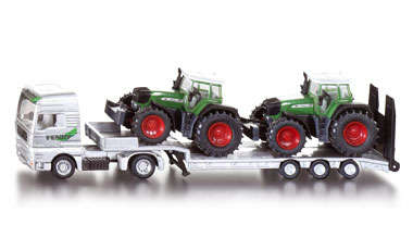 Siku HO 1/87 Low Loader with Fendt Tractors
