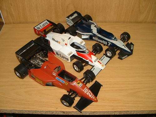 3 x Bburago 1/24 F1 Cars