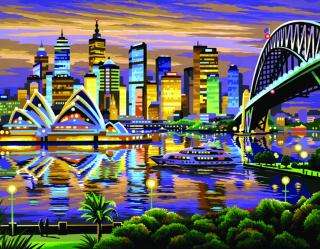 KSG Crafts Paint by Number -  Sydney - 390 x 300mm