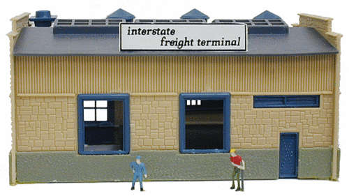 Clearance - Model Power - Truck Depot - Built Up 2 figures/lights