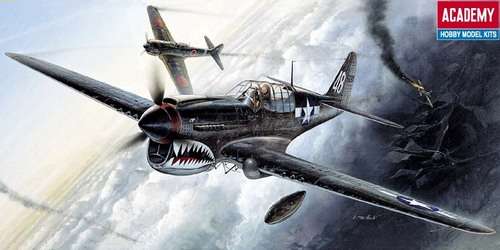 ACADEMY 1/72 P-40 M/N WARHAWK